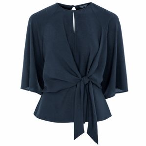 Topshop Keyhole Open Back Blouse